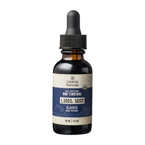 Aceite Extracto CBD Alta Potencia 1500 mg Lazarus Naturals