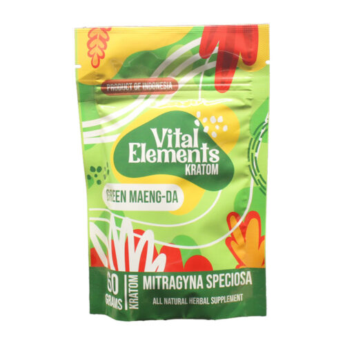 Kratom Elyxr Vital Elements en Polvo | Green Maeng Da | 60g