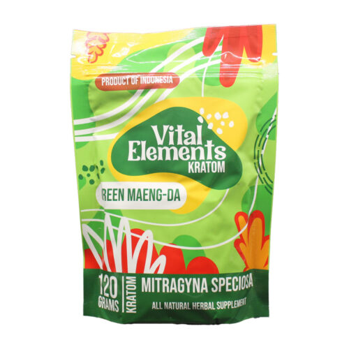 Kratom Elyxr Vital Elements en Polvo | Green Maeng Da | 120g