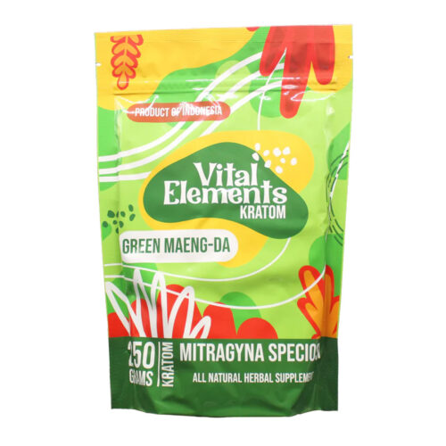 Kratom Elyxr Vital Elements en Polvo | Green Maeng Da | 250g
