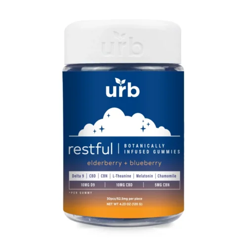 Gomitas Urb Restful CBD +D9 +Melatonina