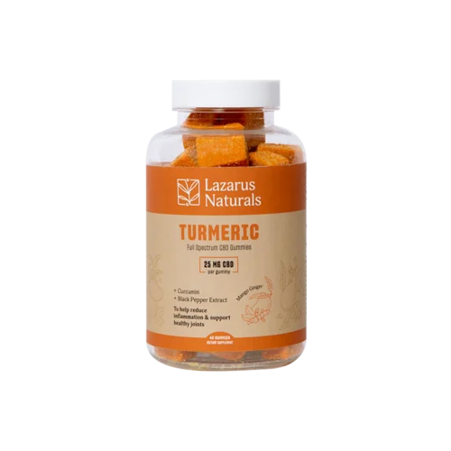 Lazarus Gomitas Infusionadas de CBD +Curcuma 25mg